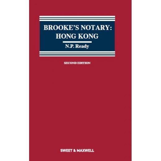 Brooke's Notary Hong Kong 3rd ed + Proview